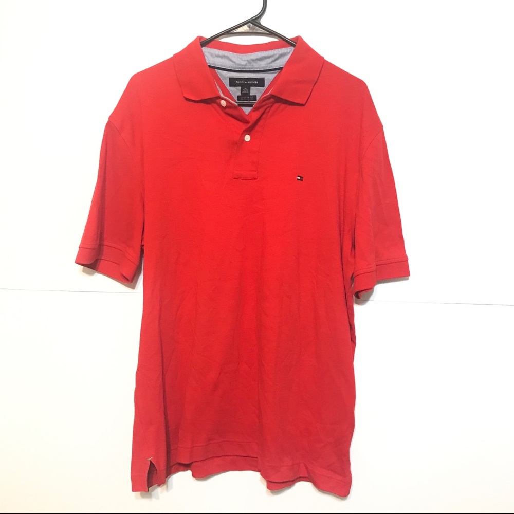 Red Tommy Hilfiger Polo T